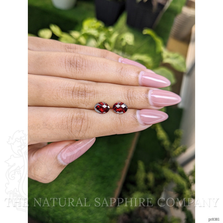 2.89 Ct.Tw. Garnet Pair from Ceylon (Sri Lanka)
