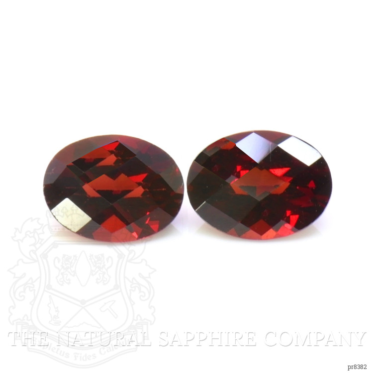 3.08 Ct.Tw. Garnet Pair from Ceylon (Sri Lanka)