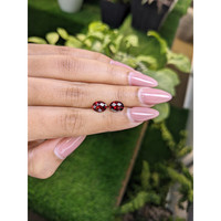 3.18&nbsp;Ct.Tw.Total Carat Weight Garnet Pair from Ceylon (Sri Lanka) Life Style