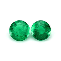 0.44 Ct.Tw.Total Carat Weight Emerald Pair from Madagascar Video