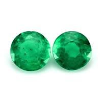 0.44 Ct.Tw.Total Carat Weight Emerald Pair from Madagascar Video