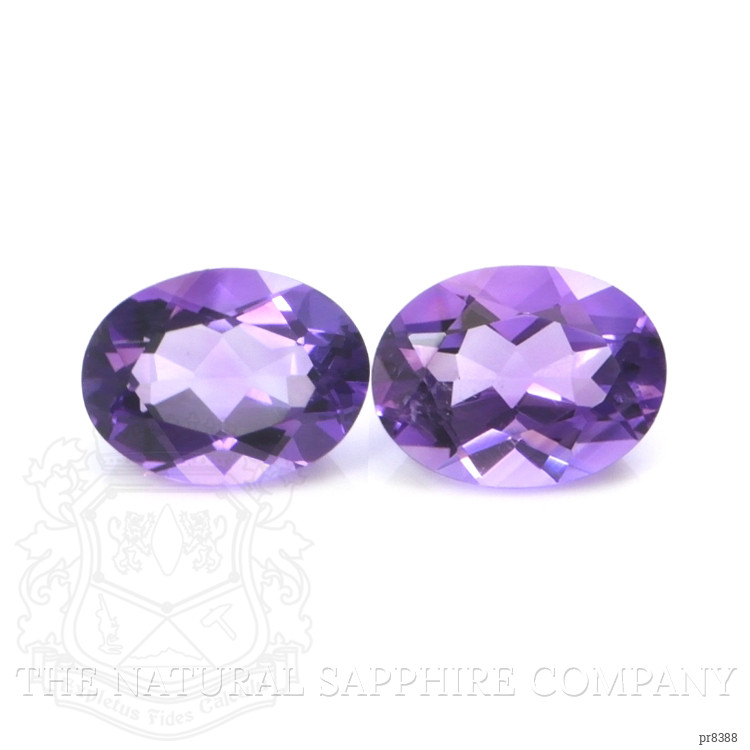 2.19 Ct.Tw. Amethyst Pair from Ceylon (Sri Lanka)