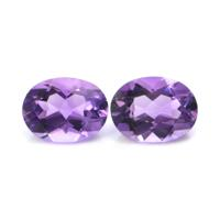 2.23&nbsp;Ct.Tw.Total Carat Weight Amethyst Pair from Ceylon (Sri Lanka) Video