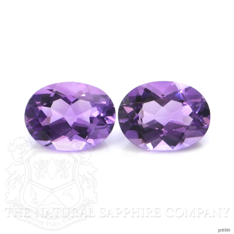 2.23 Ct.Tw. Amethyst Pair from Ceylon (Sri Lanka)