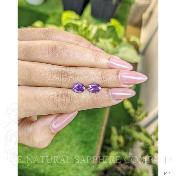 2.23 Ct.Tw. Amethyst Pair from Ceylon (Sri Lanka)