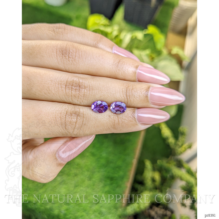 1.98 Ct.Tw. Amethyst Pair from Ceylon (Sri Lanka)