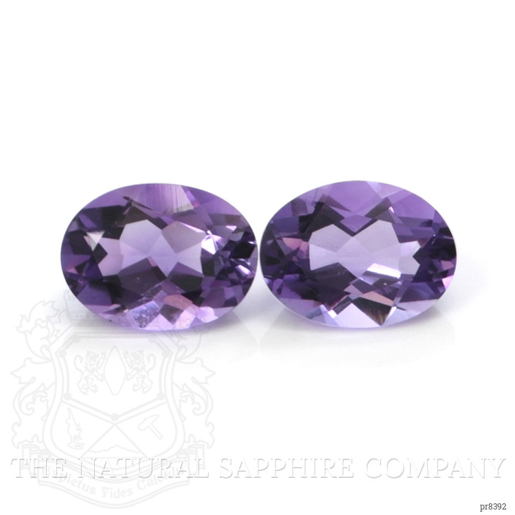 2.08 Ct.Tw. Amethyst Pair from Ceylon (Sri Lanka)