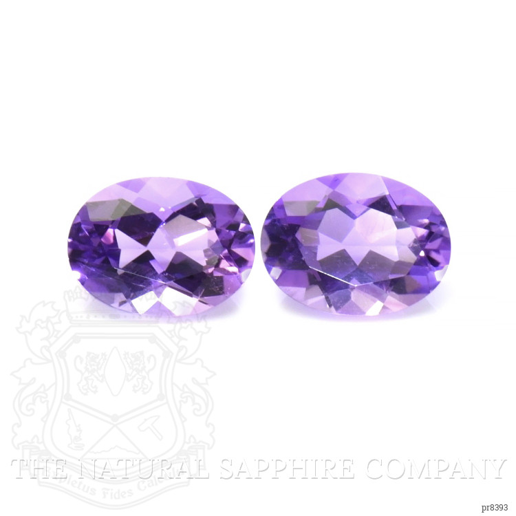 2.17 Ct.Tw. Amethyst Pair from Ceylon (Sri Lanka)