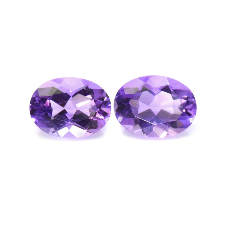 2.17 Ct.Tw. Amethyst Pair from Ceylon (Sri Lanka)