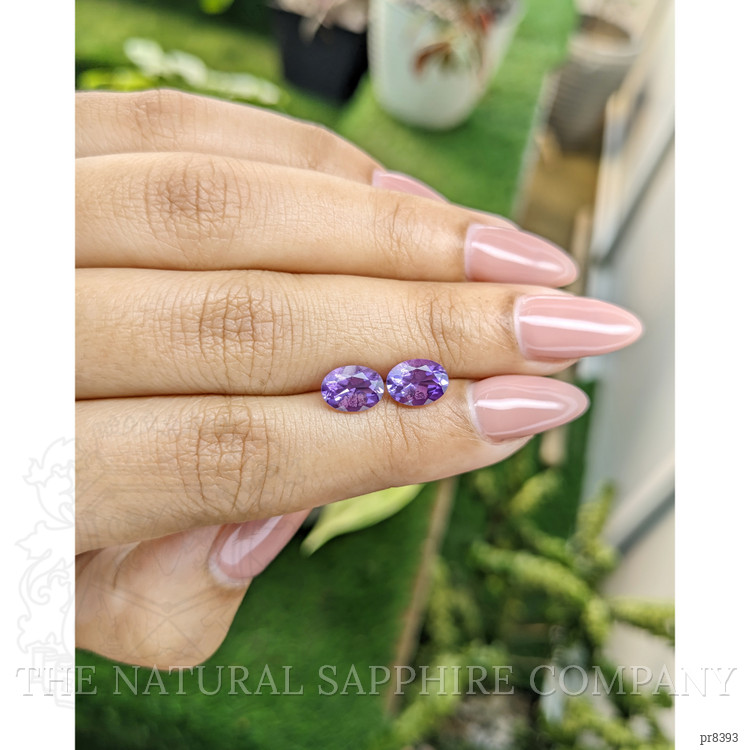 2.17 Ct.Tw. Amethyst Pair from Ceylon (Sri Lanka)