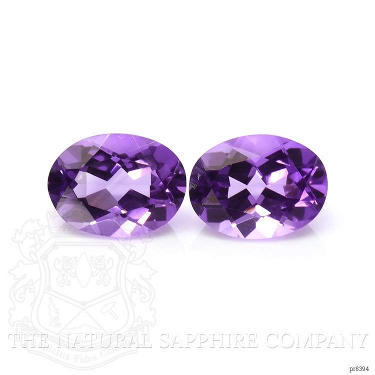 2.18 Ct.Tw. Amethyst Pair from Ceylon (Sri Lanka)