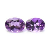 2.11&nbsp;Ct.Tw.Total Carat Weight Amethyst Pair from Ceylon (Sri Lanka) Video