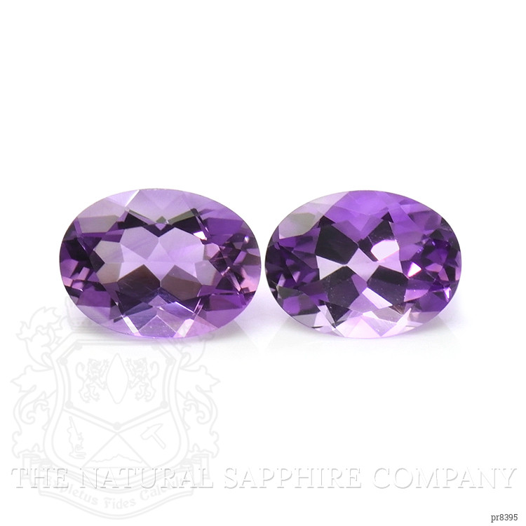 2.11 Ct.Tw. Amethyst Pair from Ceylon (Sri Lanka)