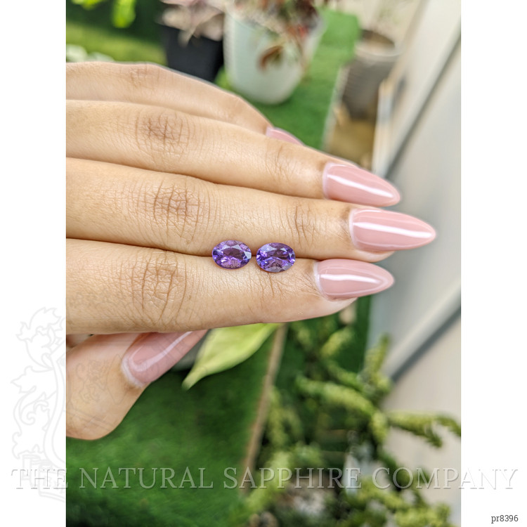 2.04 Ct.Tw. Amethyst Pair from Ceylon (Sri Lanka)