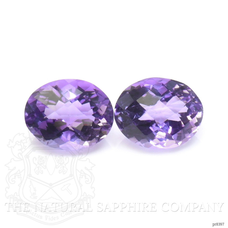 5.10 Ct.Tw. Amethyst Pair from Ceylon (Sri Lanka)