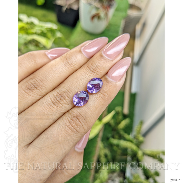 5.10 Ct.Tw. Amethyst Pair from Ceylon (Sri Lanka)