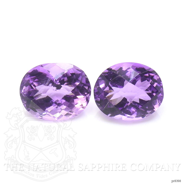 5.33 Ct.Tw. Amethyst Pair from Ceylon (Sri Lanka)