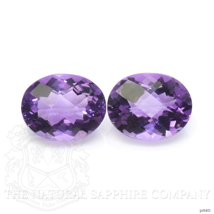 4.82 Ct.Tw. Amethyst Pair from Ceylon (Sri Lanka)