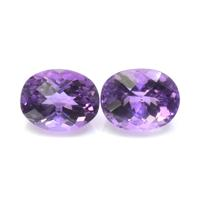 6.00&nbsp;Ct.Tw.Total Carat Weight Amethyst Pair from Ceylon (Sri Lanka) Video
