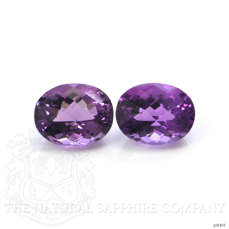 5.87 Ct.Tw. Amethyst Pair from Ceylon (Sri Lanka)