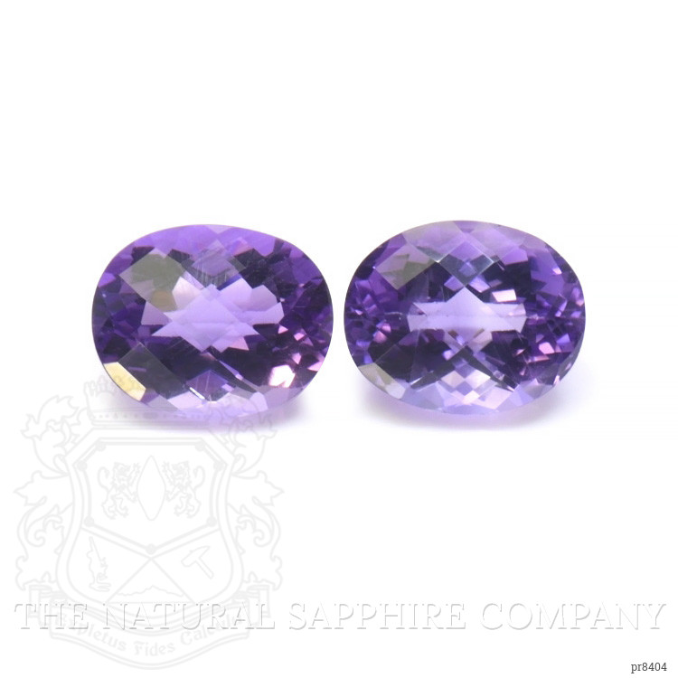 5.56 Ct.Tw. Amethyst Pair from Ceylon (Sri Lanka)