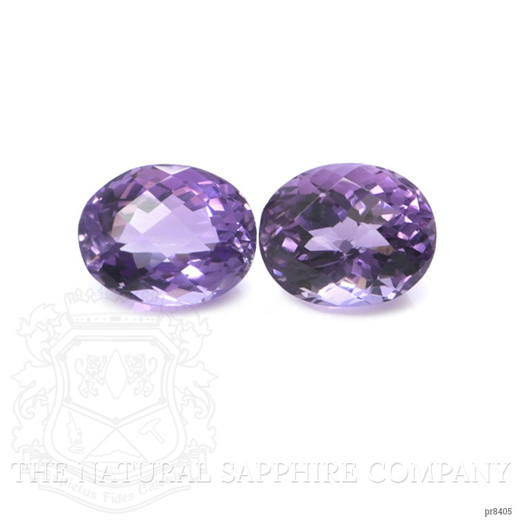 6.24 Ct.Tw. Amethyst Pair from Ceylon (Sri Lanka)