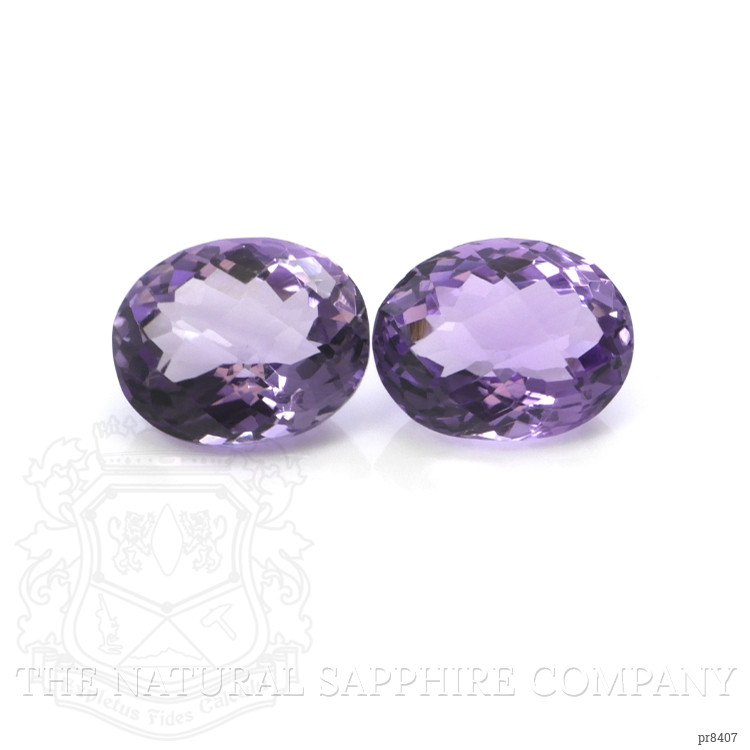 5.03 Ct.Tw. Amethyst Pair from Ceylon (Sri Lanka)