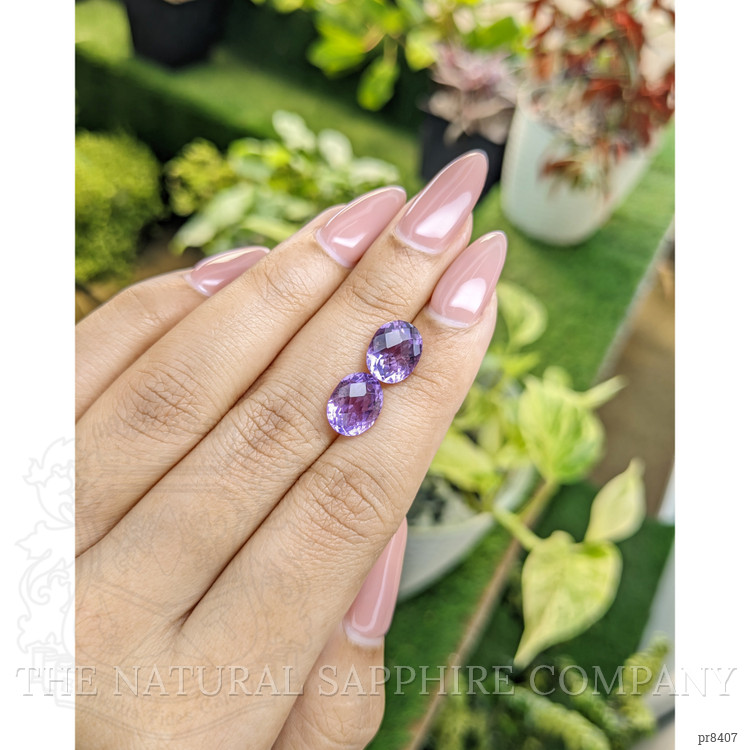 5.03 Ct.Tw. Amethyst Pair from Ceylon (Sri Lanka)