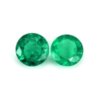 0.74 Ct.Tw.Total Carat Weight Emerald Pair from Madagascar Video