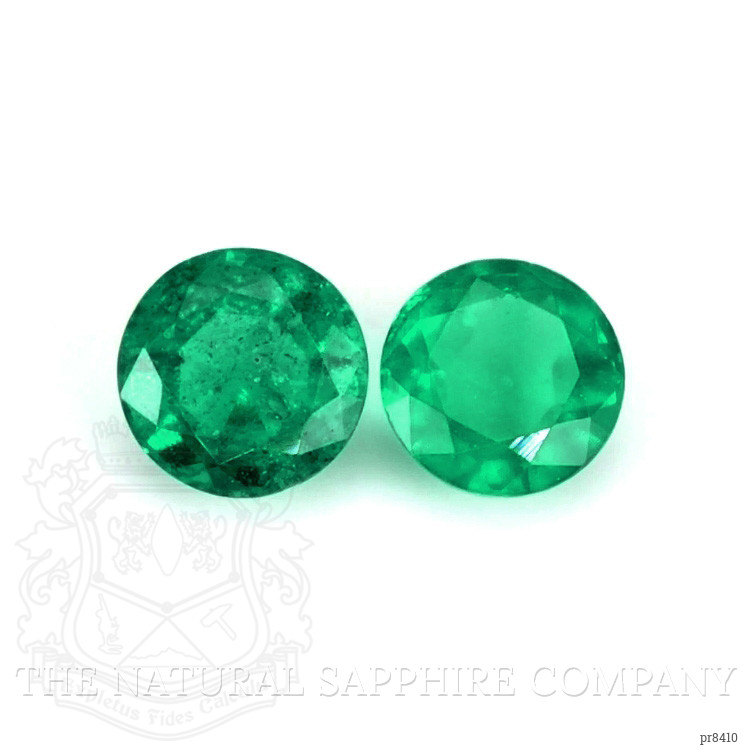0.74 Ct.Tw. Emerald Pair from Madagascar
