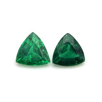 0.83 Ct.Tw.Total Carat Weight Emerald Pair from Madagascar Video