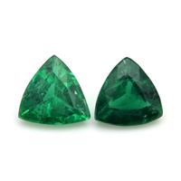 0.83 Ct.Tw.Total Carat Weight Emerald Pair from Madagascar Video