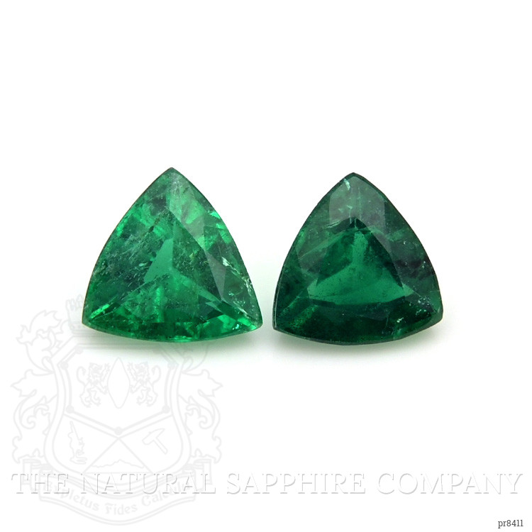 0.83 Ct.Tw. Emerald Pair from Madagascar