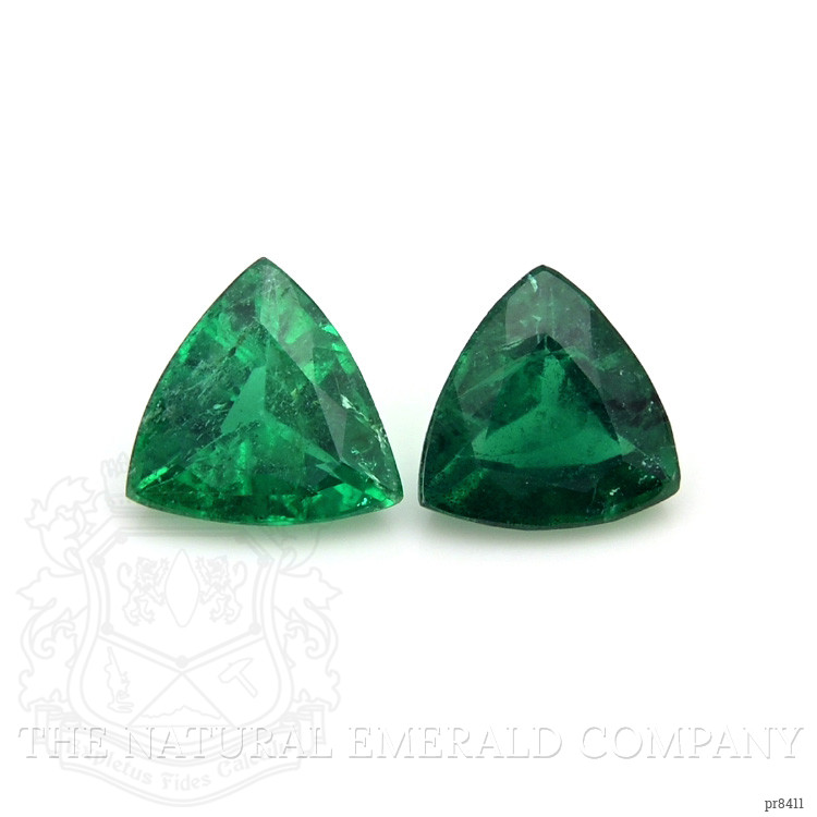 0.83 Ct.Tw. Emerald Pair from Madagascar