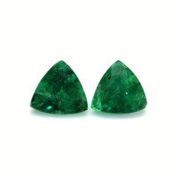 1.16 Ct.Tw.Total Carat Weight Emerald Pair from Madagascar Video