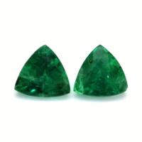 1.16 Ct.Tw.Total Carat Weight Emerald Pair from Madagascar Video