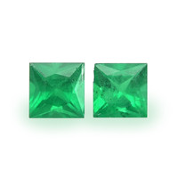 0.57 Ct.Tw.Total Carat Weight Emerald Pair from Madagascar Video