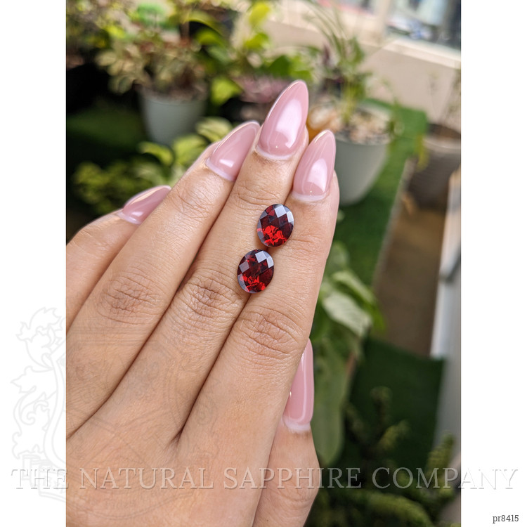 5.76 Ct.Tw. Garnet Pair from Ceylon (Sri Lanka)