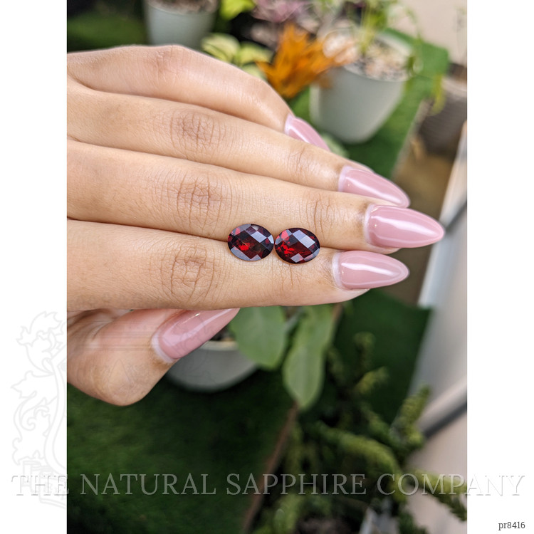 5.68 Ct.Tw. Garnet Pair from Ceylon (Sri Lanka)