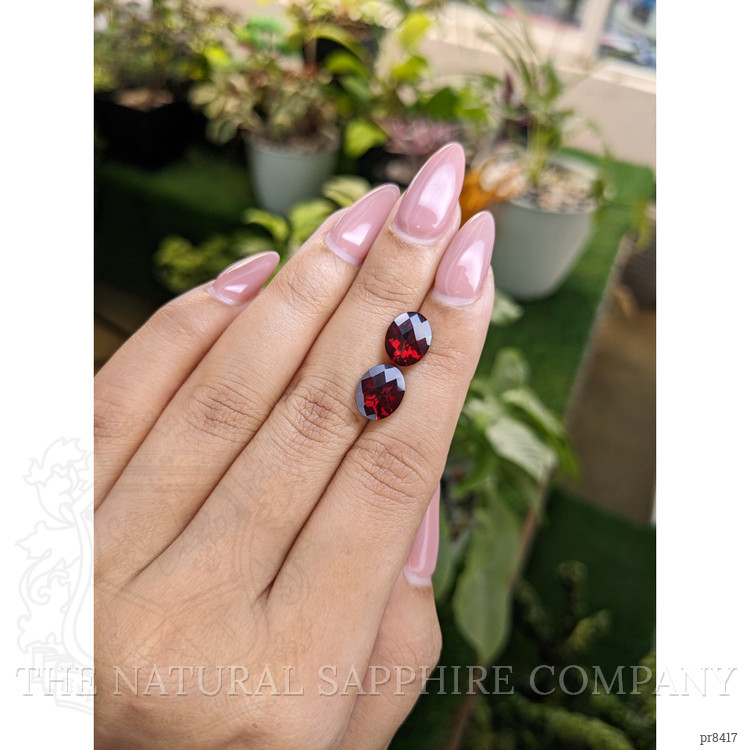 6.28 Ct.Tw. Garnet Pair from Ceylon (Sri Lanka)
