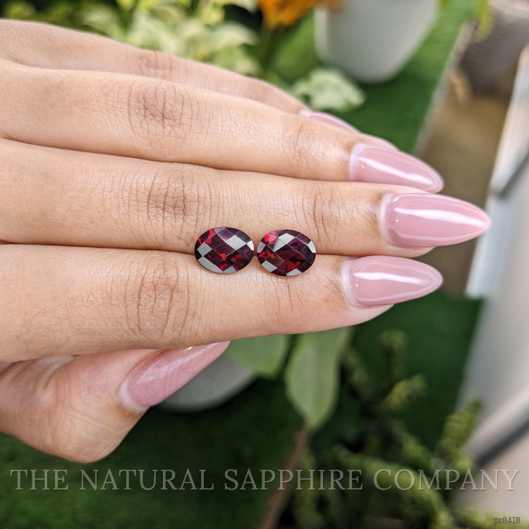 5.80 Ct.Tw. Garnet Pair from Ceylon (Sri Lanka)