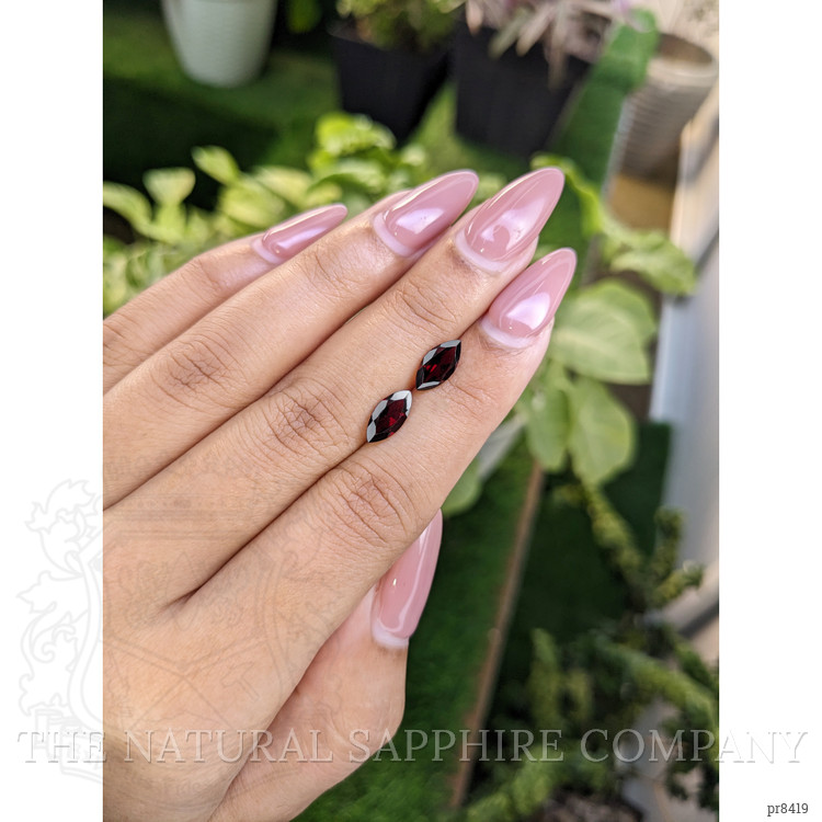 2.24 Ct.Tw. Garnet Pair from Ceylon (Sri Lanka)