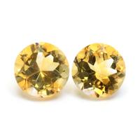 8.73&nbsp;Ct.Tw.Total Carat Weight Citrine Pair from Ceylon (Sri Lanka) Video