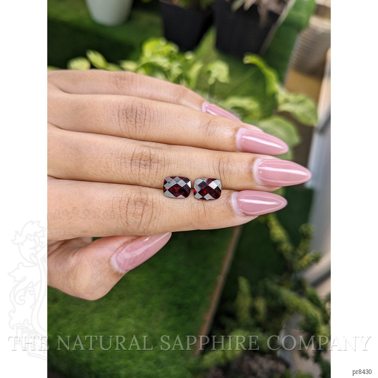 5.55 Ct.Tw. Garnet Pair from Ceylon (Sri Lanka)