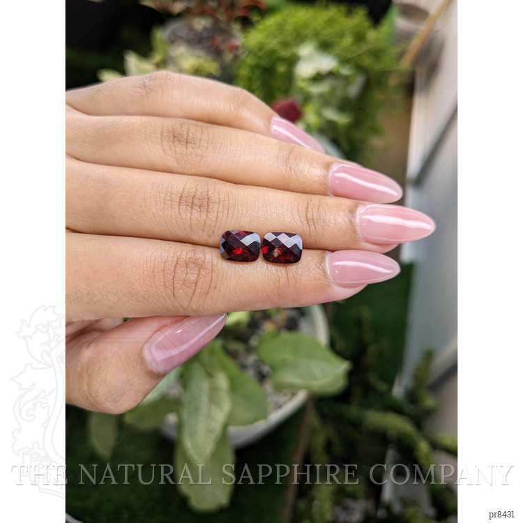 5.43 Ct.Tw. Garnet Pair from Ceylon (Sri Lanka)