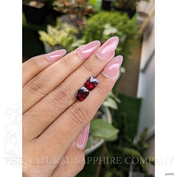 5.43 Ct.Tw. Garnet Pair from Ceylon (Sri Lanka)