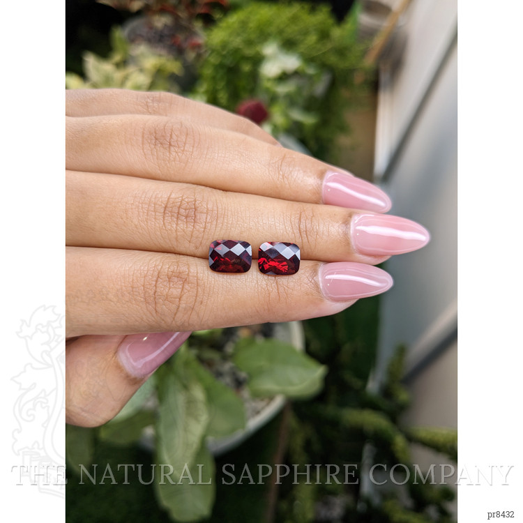 5.21 Ct.Tw. Garnet Pair from Ceylon (Sri Lanka)
