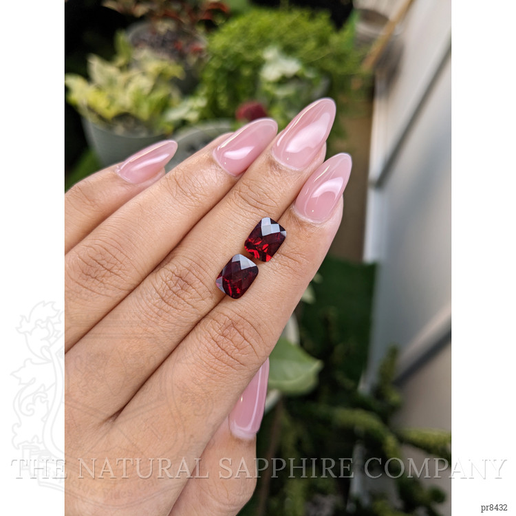 5.21 Ct.Tw. Garnet Pair from Ceylon (Sri Lanka)