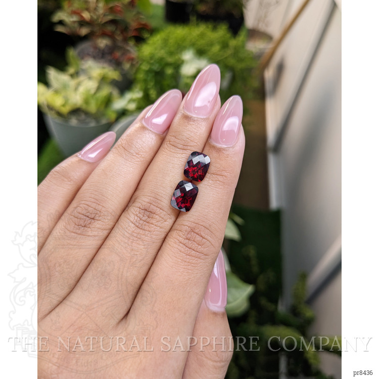 5.79 Ct.Tw. Garnet Pair from Ceylon (Sri Lanka)