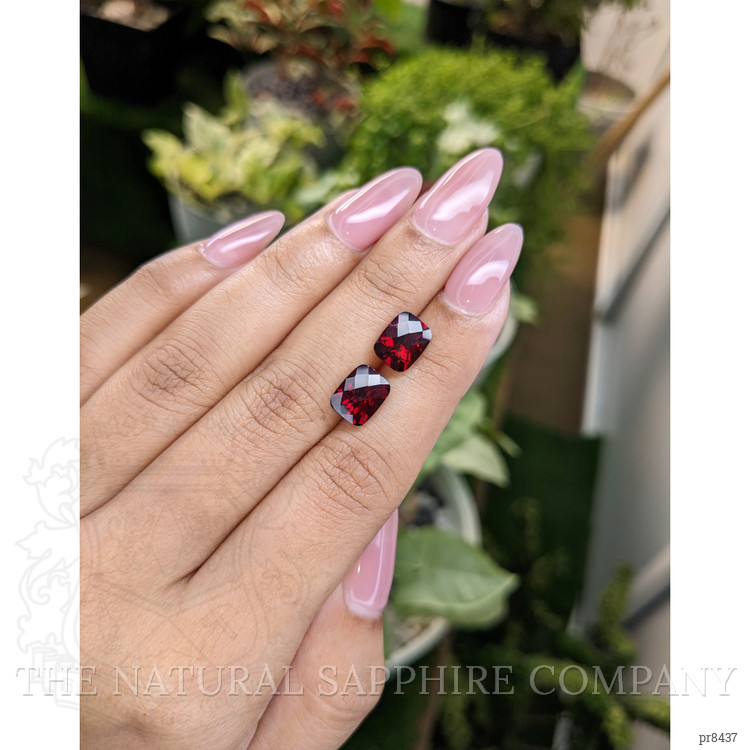 5.66 Ct.Tw. Garnet Pair from Ceylon (Sri Lanka)